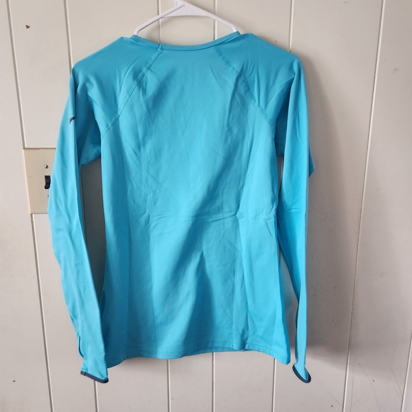 NWT Nike Blue Long Sleeve Shirt Size M - Picture 3 of 4